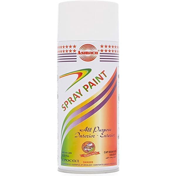 Asmaco Spray paint white 400ml