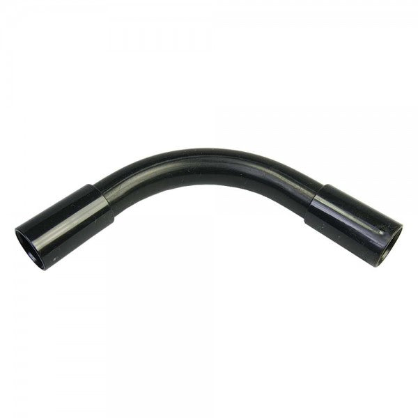 Round conduit slip type bend 20mm black Precision