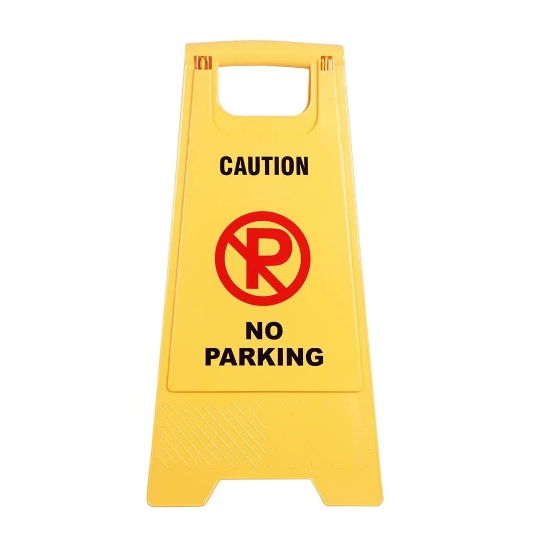 Caution board no parking