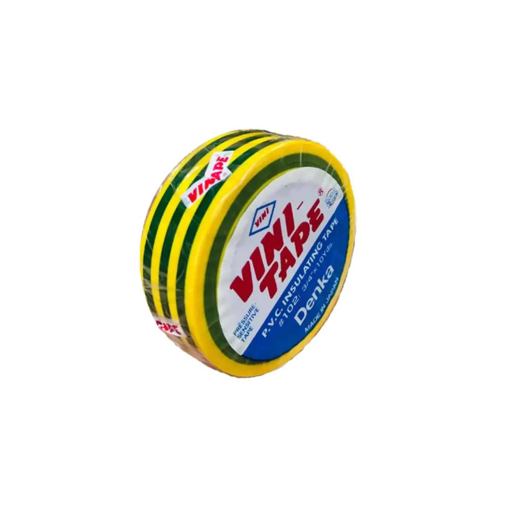 Electrical tape Yellow & green Vini