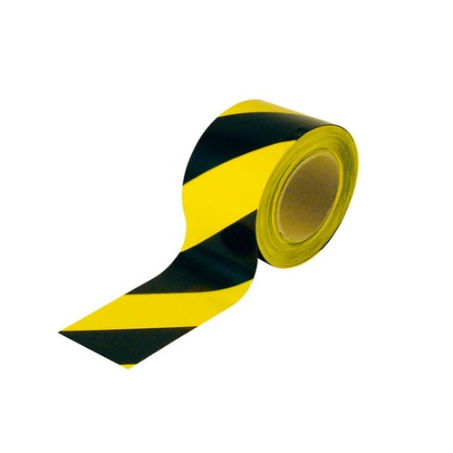 Warning tape 3" x 200 meters yellow & black
