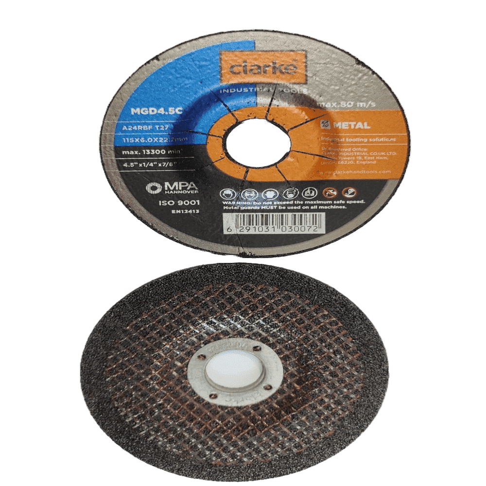 Grinding disc 4.5" x 6mm Clarke