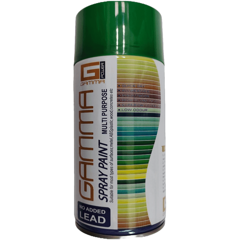 Gamma Spray paint green