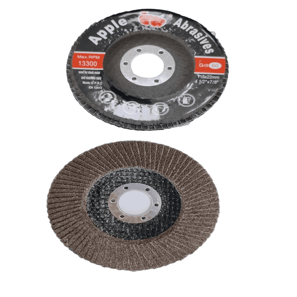Flap disc 4.5" x 60g Apple