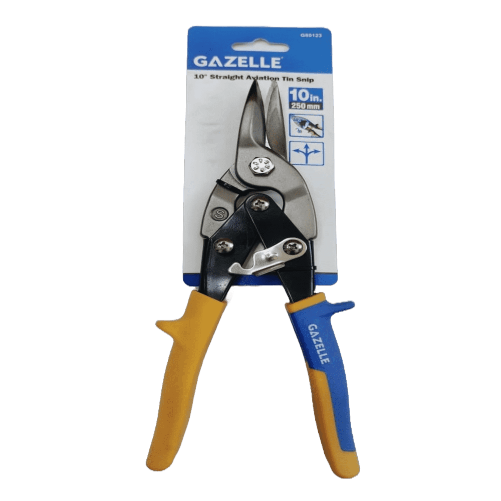 G80123 10 In. Straight Cut Aviation Tin Snip (250mm)