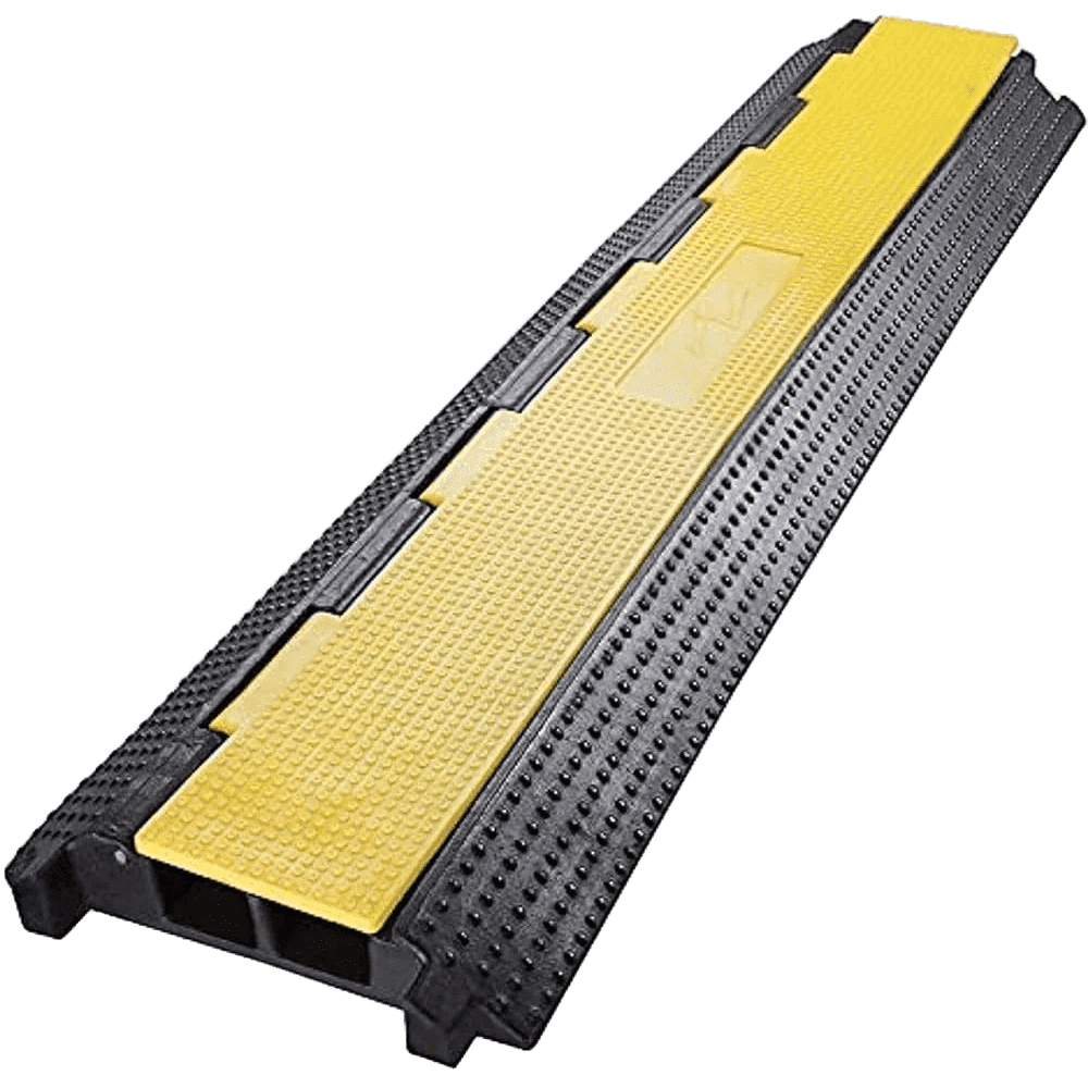 Road speed hump 1 mtr Black & Yellow
