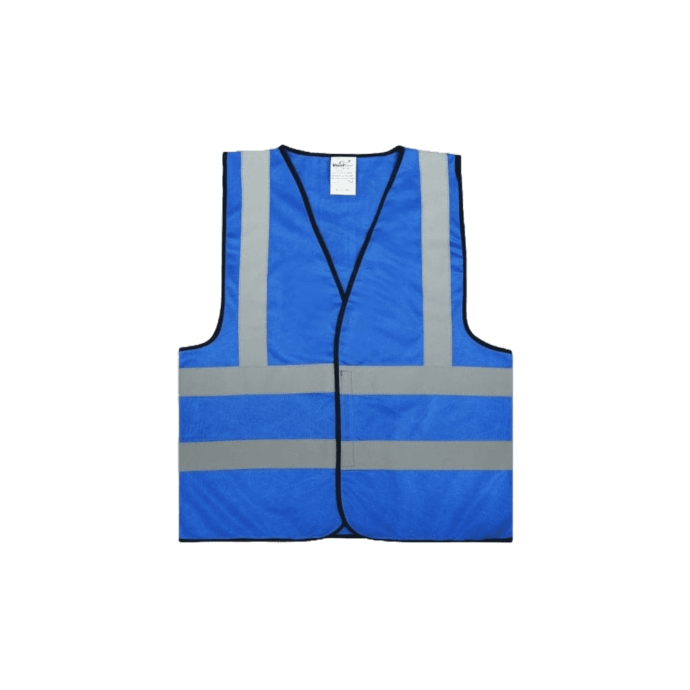 Reflective safety vest blue 2xl