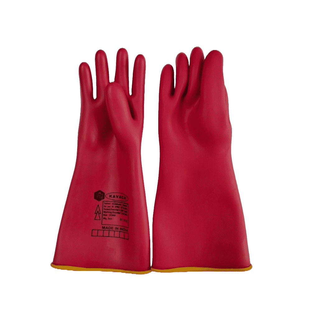 Kavach electrical gloves 11000V