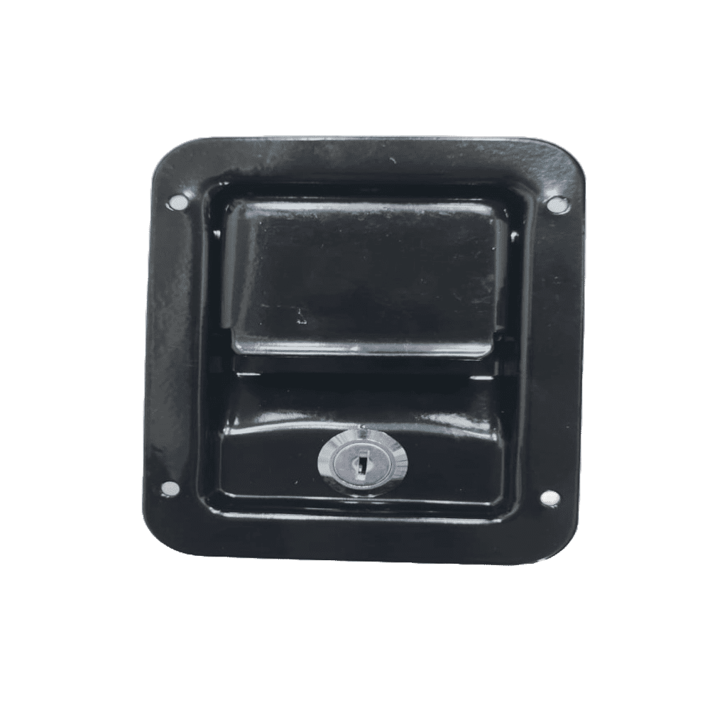 Steel Paddle lock black coated 140x108x44mm GL-12126