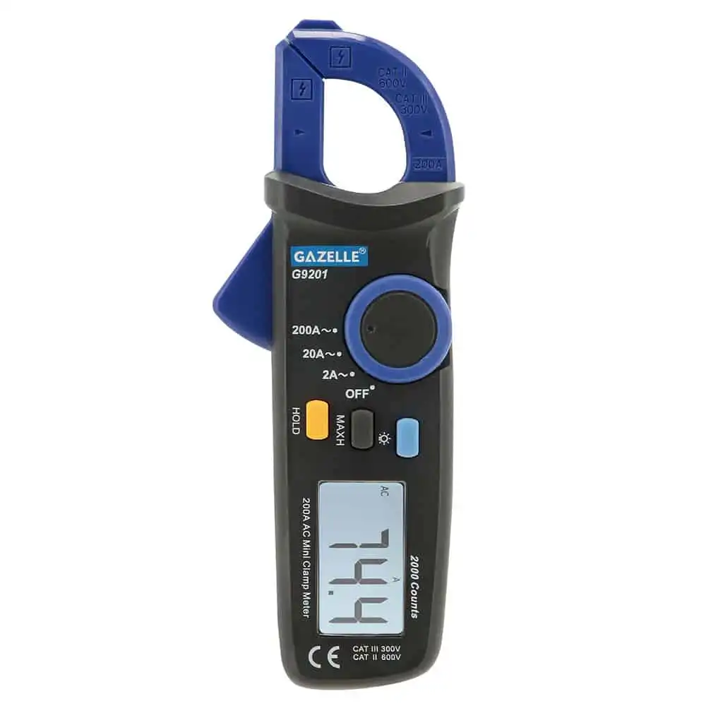 G9201 Mini Clamp Meter, 200A Gazelle
