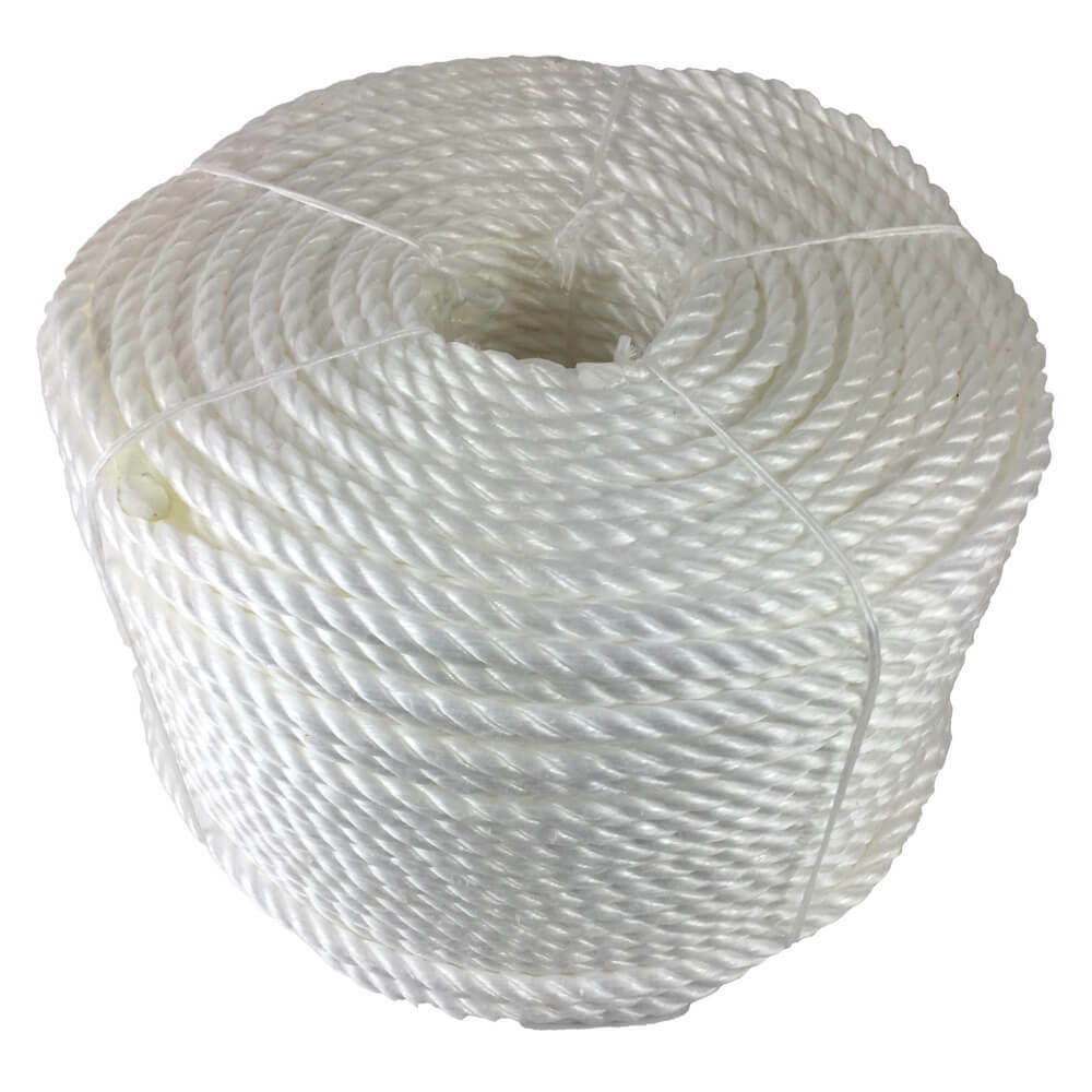 12mm White Polypropylene Rope x 40 Metres