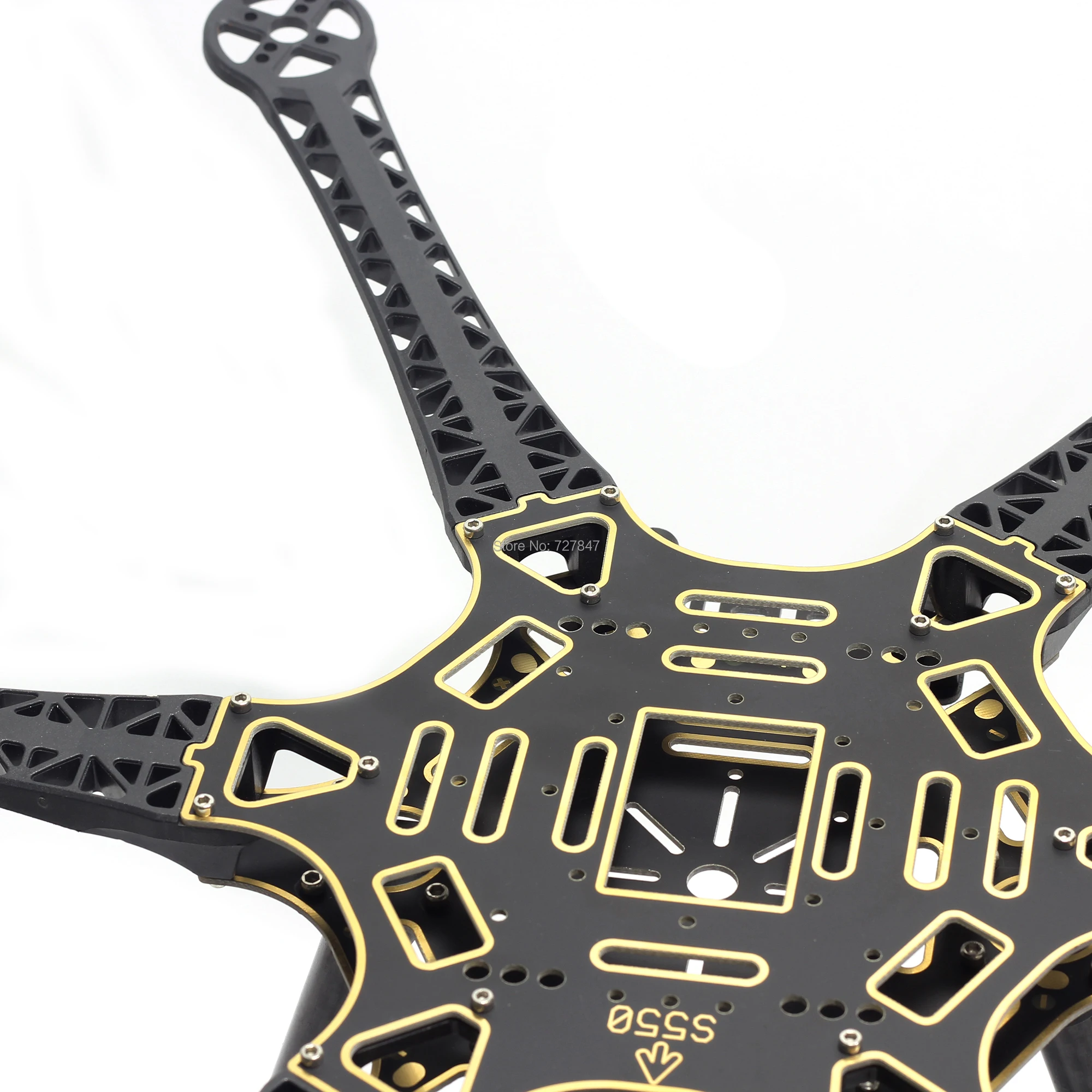 S550 F550 500 Upgrade Hexacopter Frame Kit with Unflodable Landing Gear for FPV Quadcopter Drone - Image 2