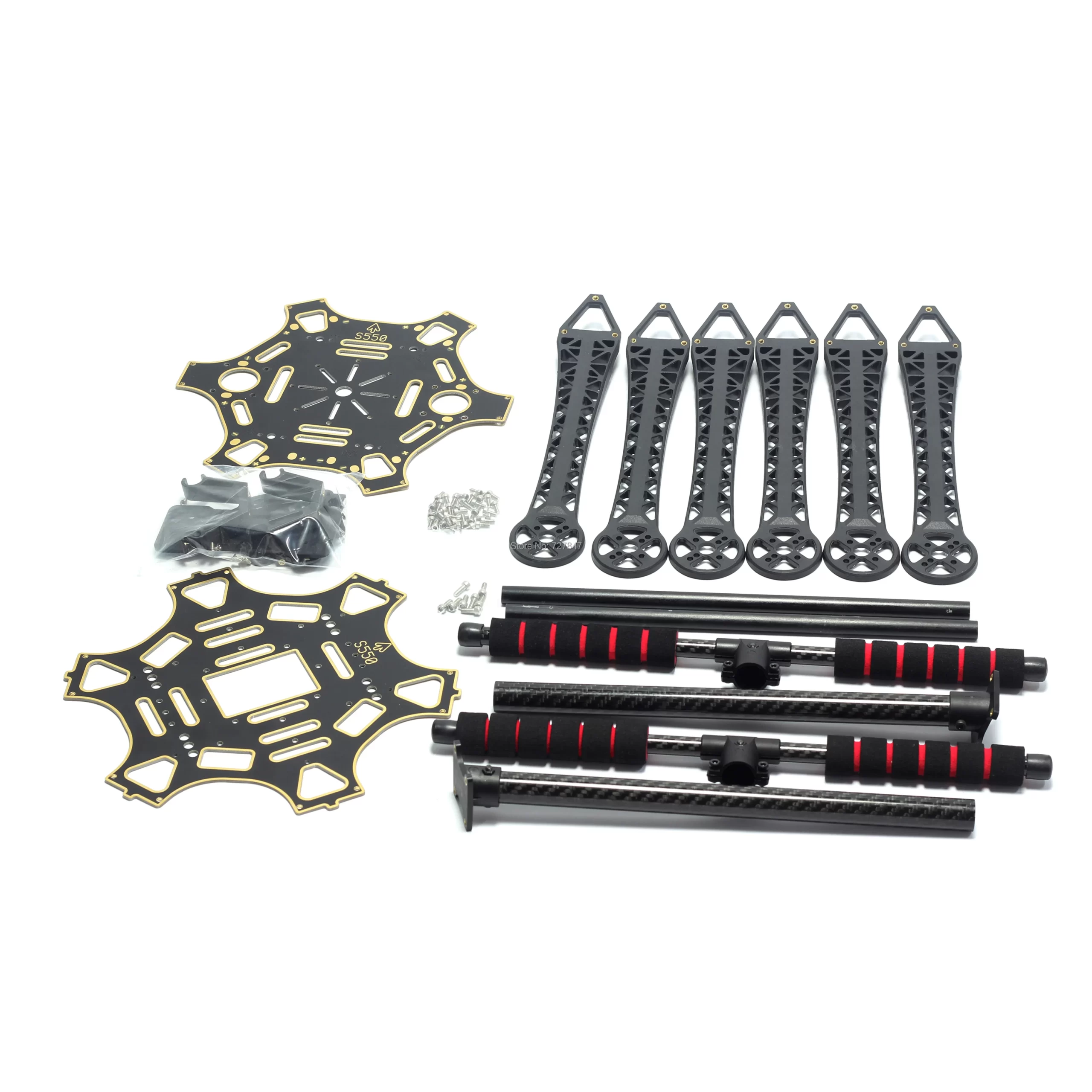 S550 F550 500 Upgrade Hexacopter Frame Kit with Unflodable Landing Gear for FPV Quadcopter Drone - Image 3