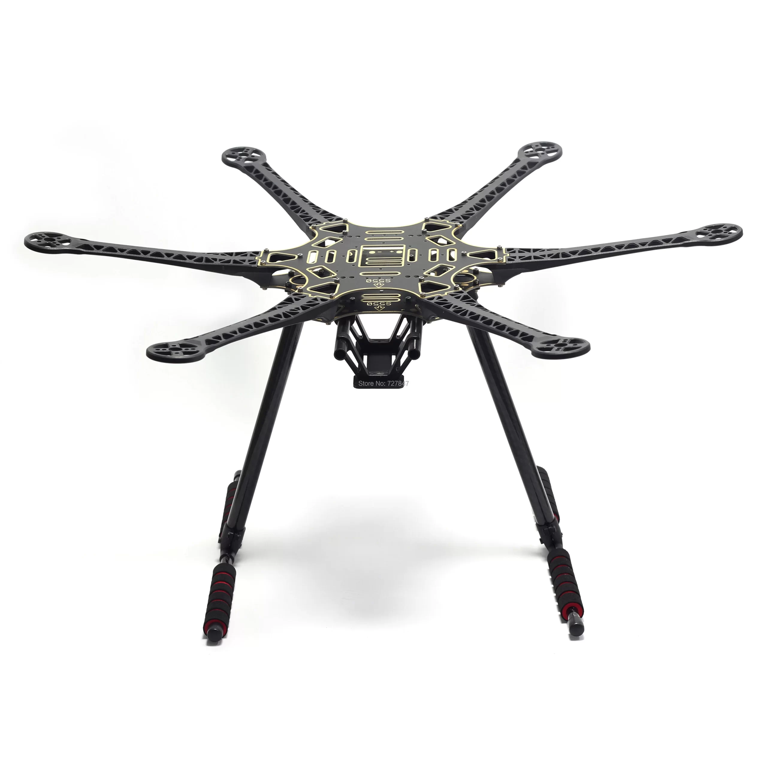 S550 F550 500 Upgrade Hexacopter Frame Kit with Unflodable Landing Gear for FPV Quadcopter Drone