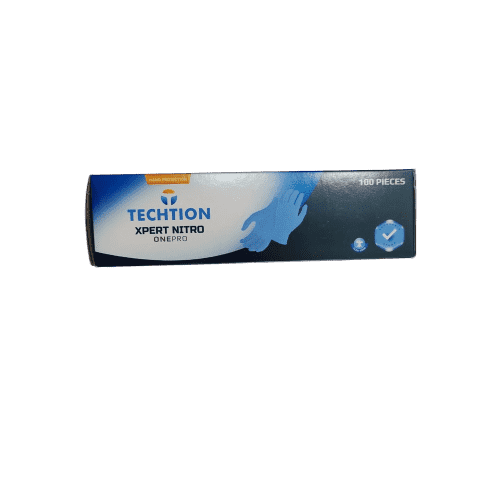 Nitrile powder free disposable gloves L 100 pair box Techtion