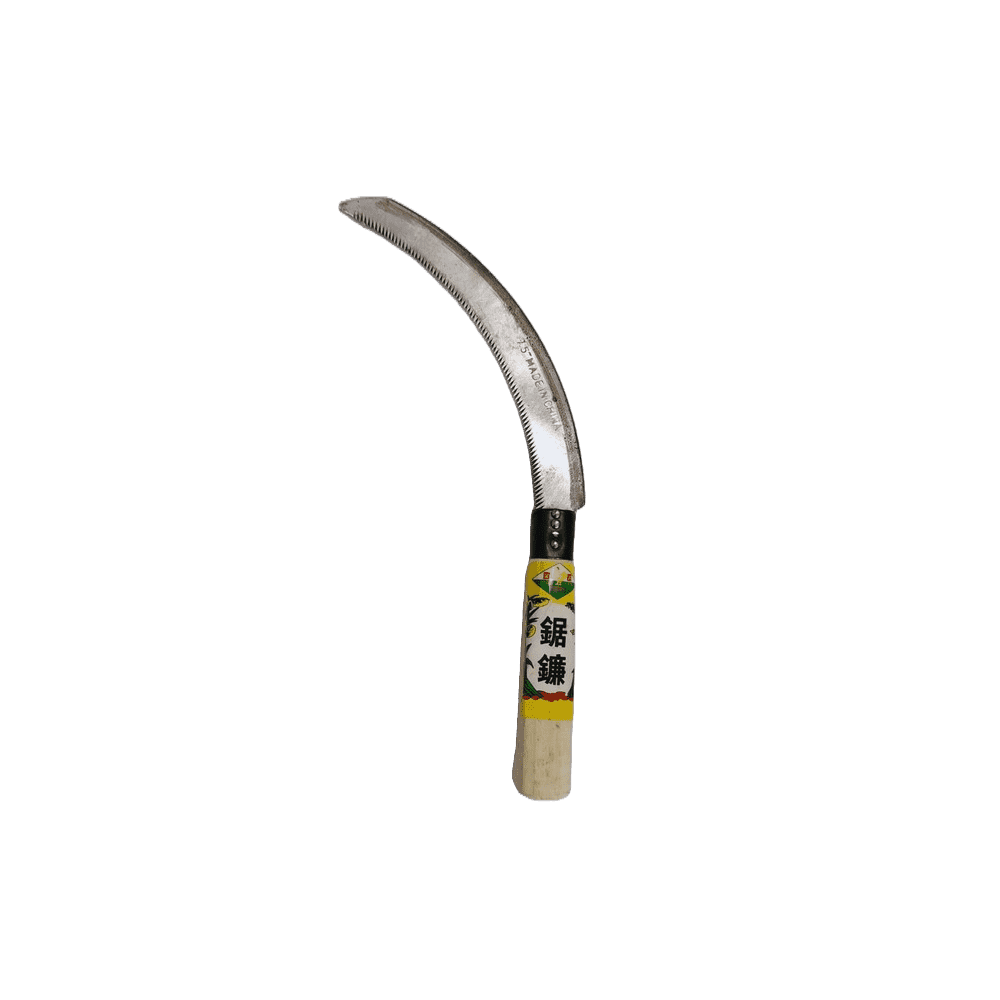 Wooden handle sickle 7.5" China