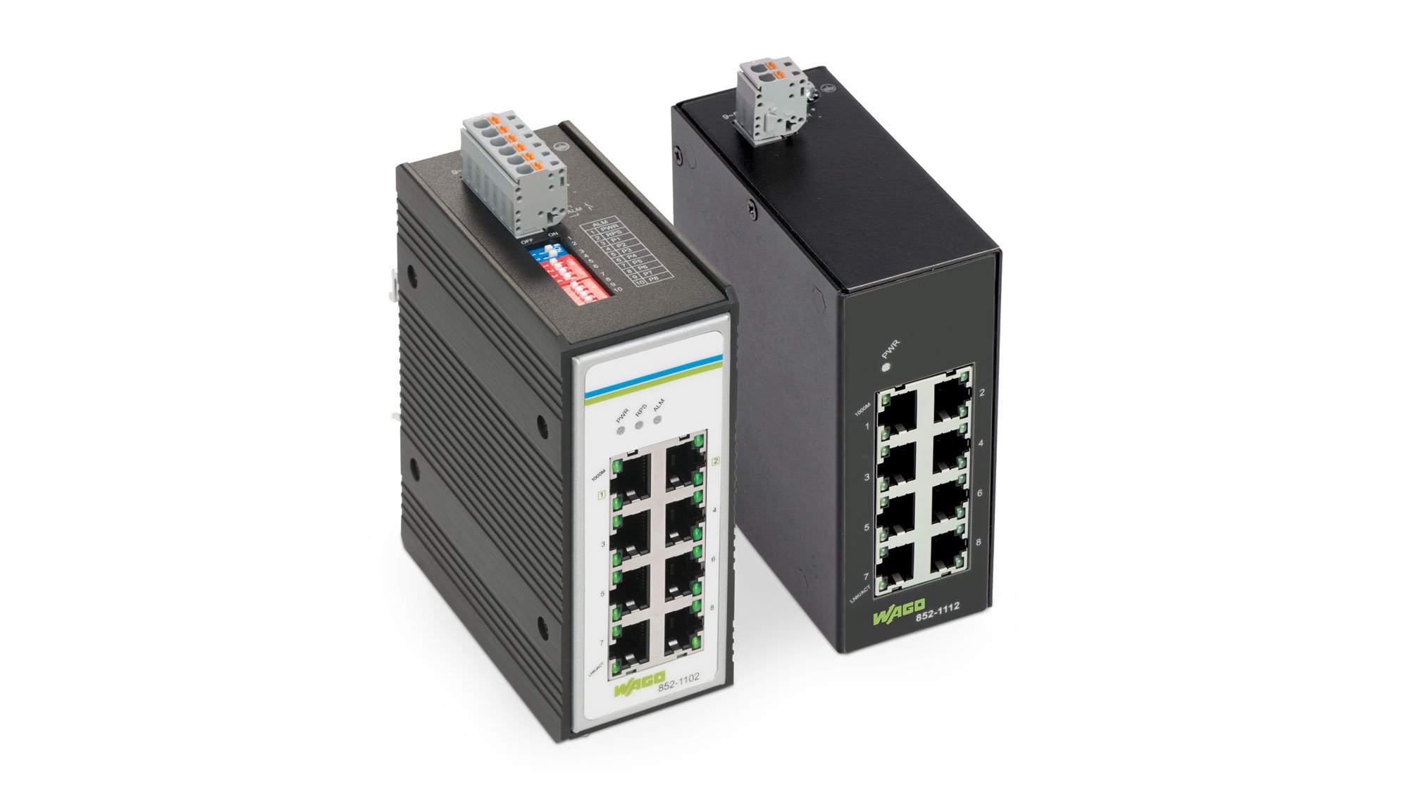 Automation Technology (Industrial Switches) IEEE 802.3, IEEE 802.3u and IEEE 802.3ab.