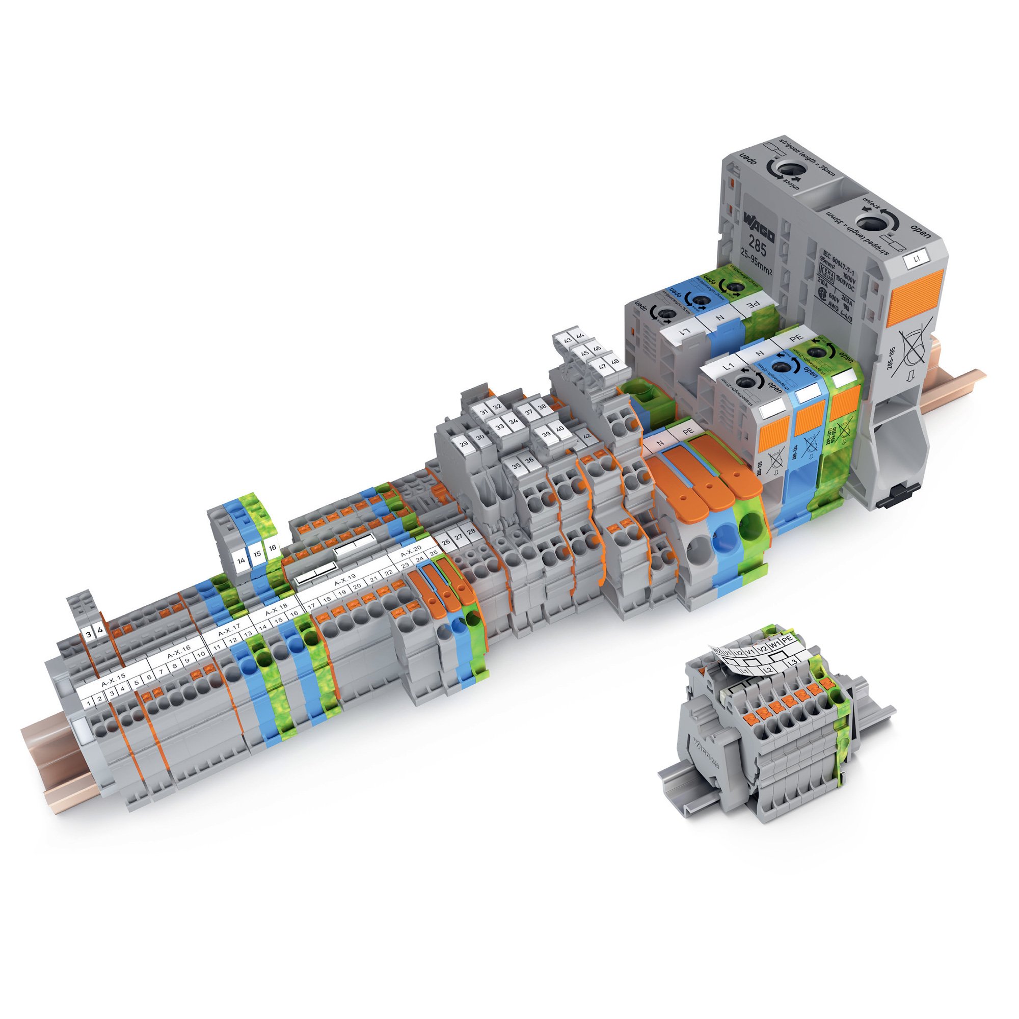 Rail-Mount Terminal Block Systems